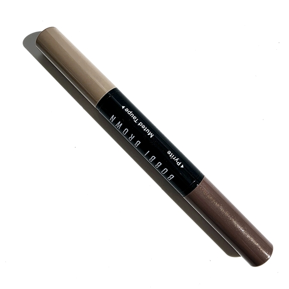 Bobbi Brown Dual Ended Long Wear Cream Shadow Stick Pyrite / Muted Taupe New